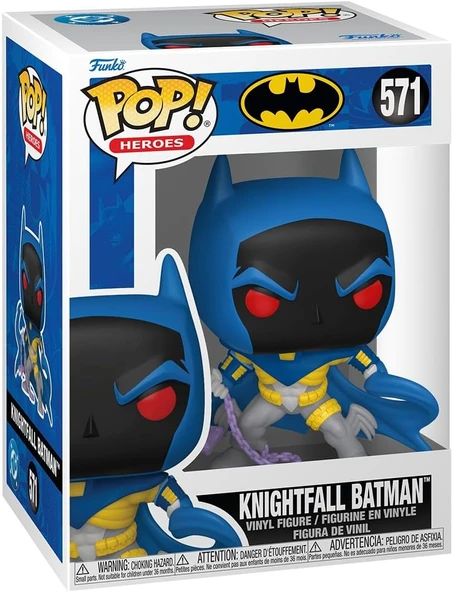 Funko Pop! Heroes: Dc Thru Years - Knightfall Batman - (90'S) - Dc Comics- Koleksiyon Vinil Figürü - ürün görseli 1