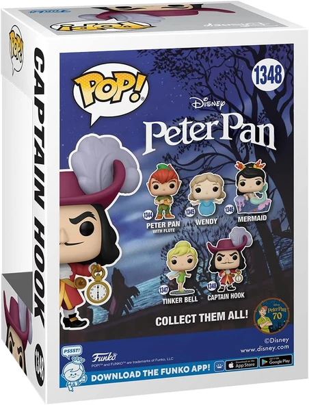 Funko Pop! Disney: Peter Pan 70Th Anniversary - Captain Hook - Resim 3