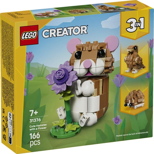 LEGO Creator 31376 Cute Hamster with a Flower ürün görseli 1