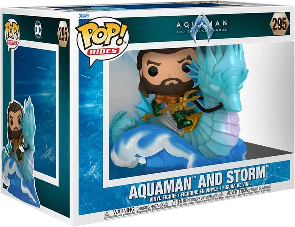 Funko Pop! Ride Deluxe: Aquaman Ve Kayıp Krallık - Aquaman Ve Fırtına ürün görseli 1