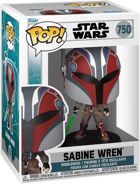 Funko Pop Star Wars: Ahsoka - Sabine Wren - Star Wars Ahsoka - Koleksiyonluk Vinil Figür - Hediye Fi ürün görseli 1