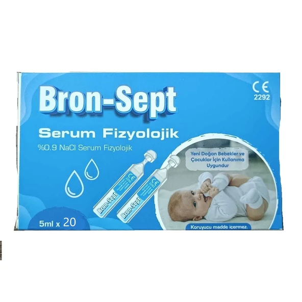 BRON-SEPT SERUM FİZYOLOJİK 5 ML 20'Lİ FLAKON ürün görseli 1