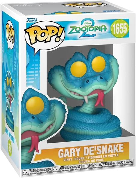 Funko Pop! Disney: Zootopia 2 - Gary De'Snake - Vinil Koleksiyon Figürü - Hediye Fikri - Resmi Ticar ürün görseli 1