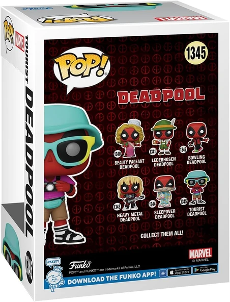Funko Pop! Marvel: Deadpool - Turist Deadpool - Resim 3