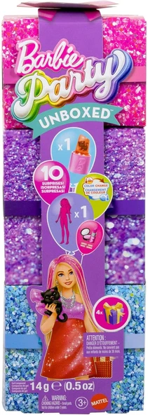 Barbie Parti Paketi Bebek Ve Aksesuar, Glam Party Series - Red Original Doll, Jfy68 ürün görseli 1