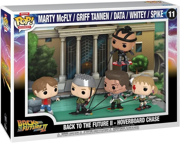 Funko Pop Moments Deluxe: Back To The Future Ii - Hoverboard Chase, Oyuncak Figür ürün görseli 1