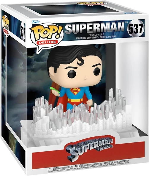 Funko Pop Dc Deluxe: Superman With Crystal (1978) Figür ürün görseli 1