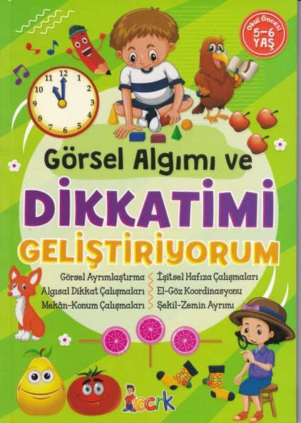 Görsel Algımı ve Dikkatimi Geliştiriyorum- 5-6 Yaş ürün görseli 1