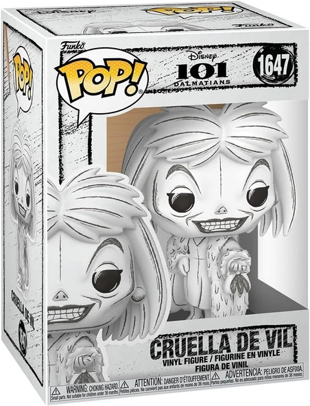 Funko Pop Disney: Sketched - Cruella De Vil ürün görseli 1