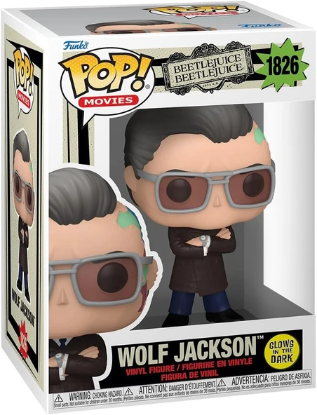 Funko Pop Movies: Beetlejuice –Wolf Jackson (Glow In The Dark), Oyuncak Figür ürün görseli 1