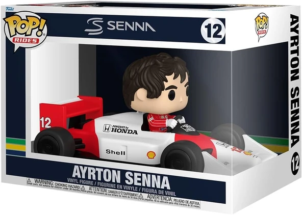 Funko Pop! Rides Super Deluxe: Ayrton Senna - Senna Mclaren - Koleksiyon Vinil Figür - Hediye Fikri ürün görseli 1
