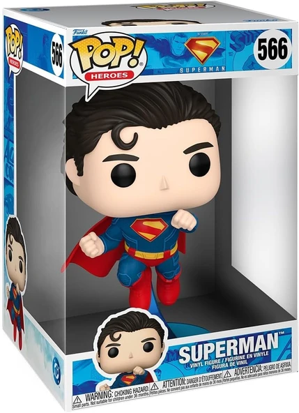 Funko Pop! Jumbo: Superman 2025 - Süpermen - Koleksiyon Vinil Figür - Hediye Fikri - Resmi Ürün - Ço ürün görseli 1