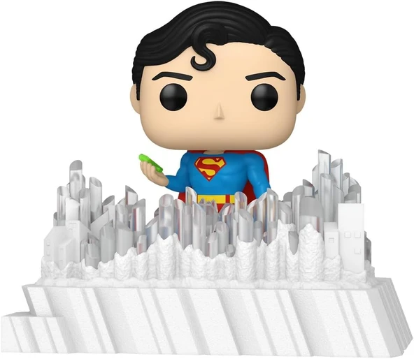 Funko Pop Dc Deluxe: Superman With Crystal (1978) Figür - Resim 2
