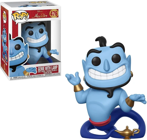 Funko 35757 Pop-Vinyl: Disney: Aladdin: Genie Mit Lampe, Mehrfarbig ürün görseli 1