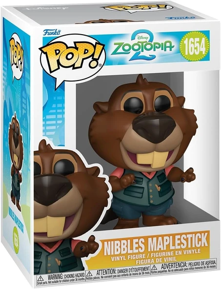 Funko Pop! Disney: Zootopia 2 - Nibbles Maplestick - Koleksiyonluk Vinil Figür - Hediye Fikri - Resm ürün görseli 1