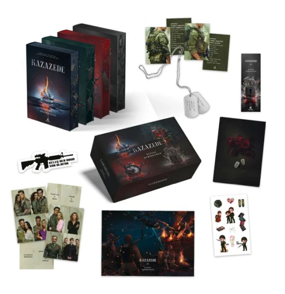 Kazazede (4 Kitap Yan Boyamalı Kutulu) ürün görseli 1