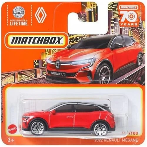 Matchbox 2022 Renault Megane - Red - Short Card (1/64) Hkw55 ürün görseli 1