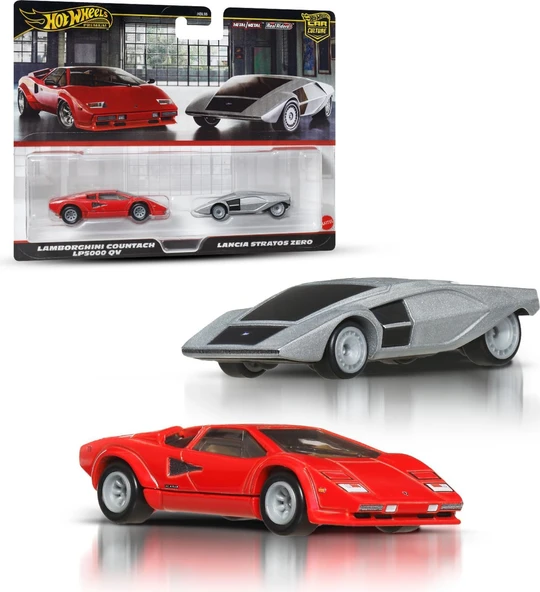 Hot Wheels Premium Car Culture 2'Li Paket, 1:64 Ölçekli Araçlardan Oluşan, Benzersiz Çiftler, Real R ürün görseli 1