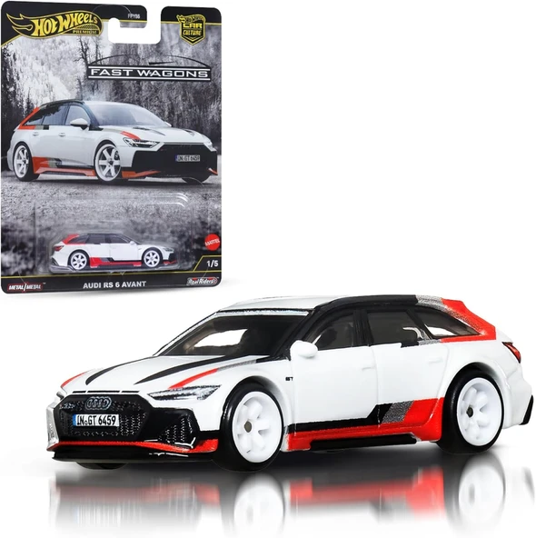 Hot Wheels Premium Fast Wagons - Audi Rs 6 Avant (1/64) ürün görseli 1