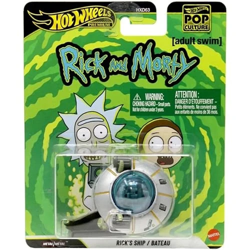 Hot Wheels Premium - Rick'S Ship/Bateau - Rick And Morty (1/64) Pop Culture - Jhw95 ürün görseli 1