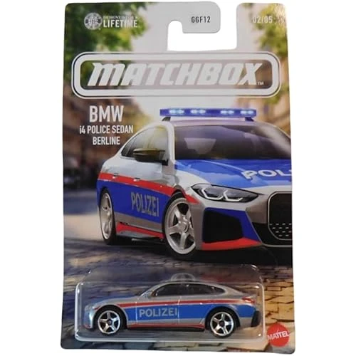 Matchbox - Bmw I4 Police Sedan Berline (1/64) Jjr56 ürün görseli 1