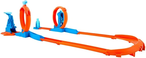 Hot Wheels Track Creator Triple Loop Kit, Jdw39 - Resim 4