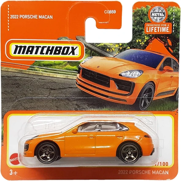 Matchbox - 2022 Porsche Macan - Mbx Road Trip 11/100 - Hvn65 - Short Card - Turuncu - Superfast Lesn ürün görseli 1