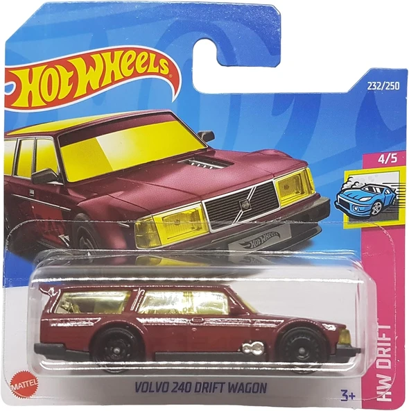 Hot Wheels - Volvo 240 Drift Wagon - Hw Drift 4/5 - Hct20 - Short Card - Drift Racing - Mattel 2022 ürün görseli 1