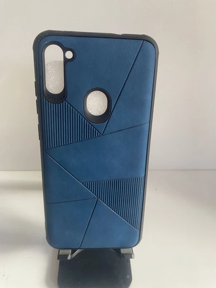 SAMSUNG M11 MAVİ DERİ KILIF ürün görseli 1