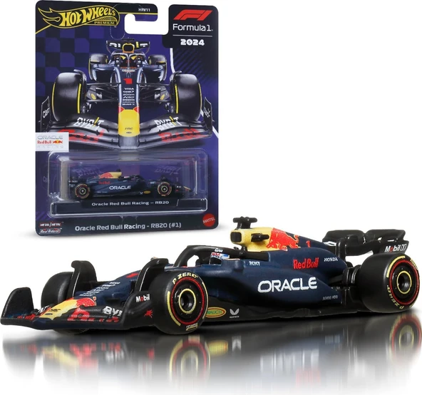 Hot Wheels Ölçek 1:64 Premium Formula 1 Koleksiyon Oyuncak Yarış Arabası Gerçek Lastikler Ve Metal/M ürün görseli 1