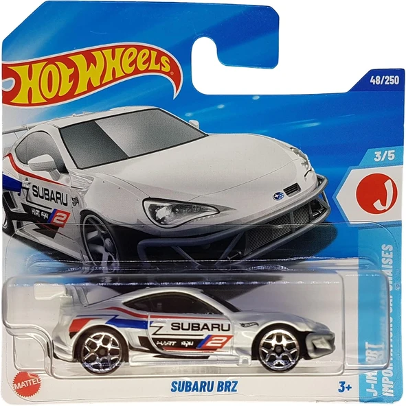 Hot Wheels - Subaru Brz - Hw J-Imports 3/5 - Jbb55 - Short Card - Beyaz - Mattel 2025-1:64 ürün görseli 1