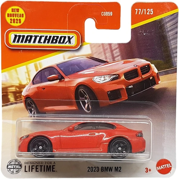 Matchbox - 2023 Bmw M2 - Mbx City 77/125 - Jbr10 - Short Card - Kırmızı Metalik - Superfast Lesney - ürün görseli 1