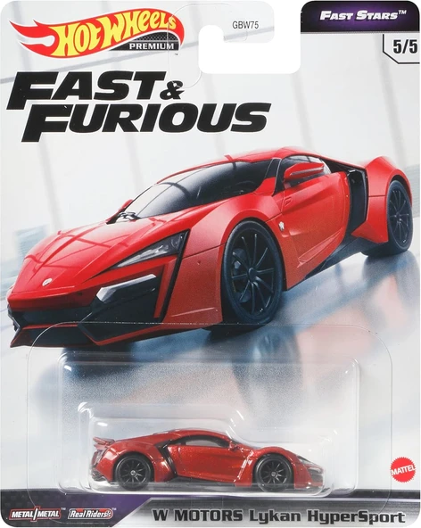 Hot Wheels Fast & Furious W Motors Lykan Hypersport ürün görseli 1