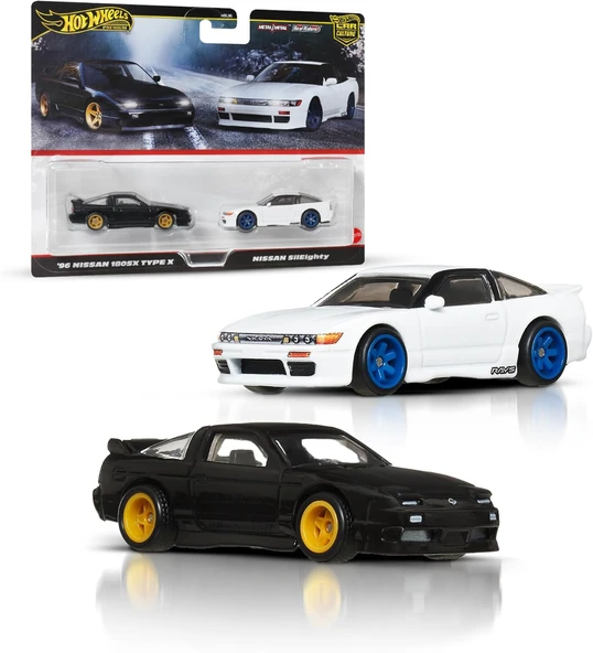 Hot Wheels 1:64 Ölçekli Araçlardan Oluşan Premium Car Culture 2'Li Paket, Benzersiz Çiftler, Real Ri ürün görseli 1