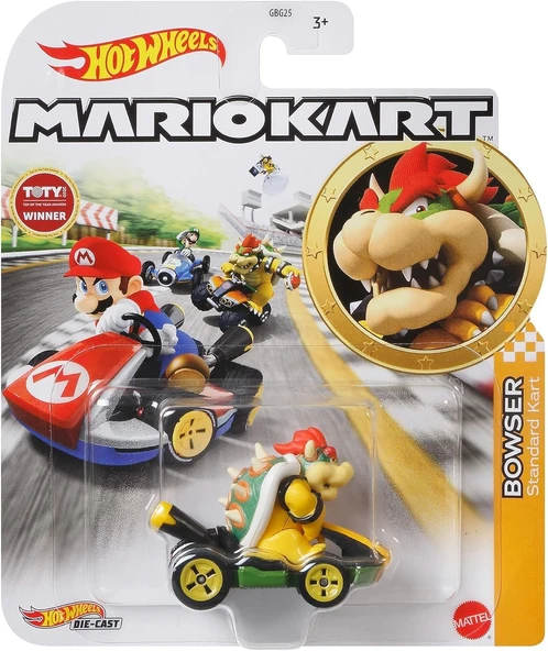 Sıcak Tekerlekler Mario Kart Bowser Standart Kart ürün görseli 1