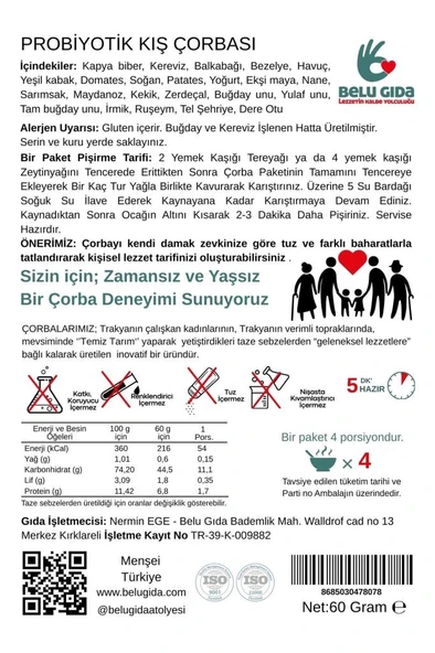 Belu Şehriyeli Probiyotik Kış Çorbası - Resim 2