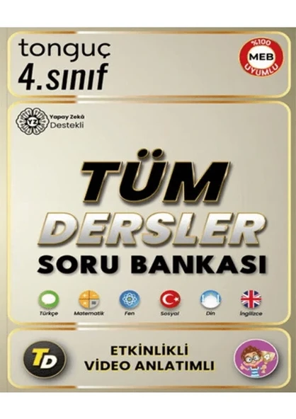 Tonguç Yayınları 4. Sınıf Tüm Dersler Soru Bankası ürün görseli 1