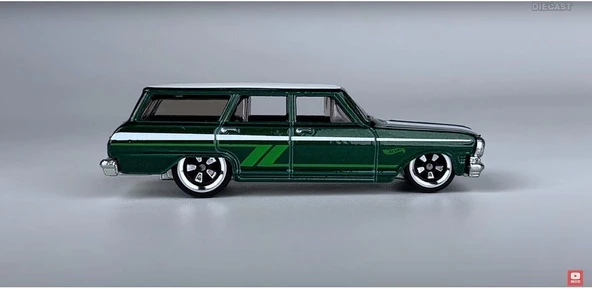 New 2024 Hot Wagons '64 Chevy Nova Wagon Hot Wheels Model Koleksiyon Araba ürün görseli 1