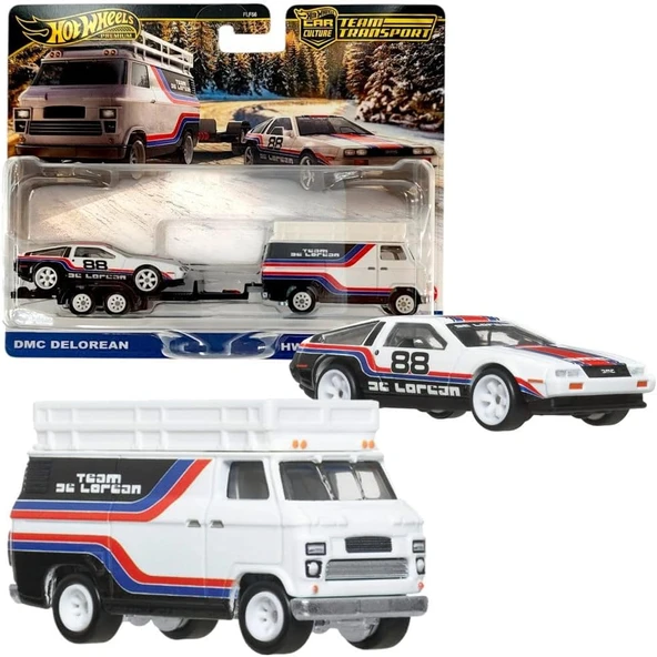 Hot Wheels Delorean Dmc12 Otomatik Konveyör Manifoldu ürün görseli 1