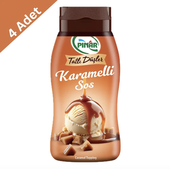 Pınar Tatlı Düşler Karamelli Sos 330 g x 4 Adet ürün görseli 1