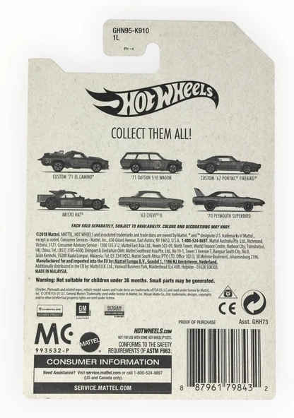 Hot Wheels '71 Datsun 510 Wagon - Resim 2