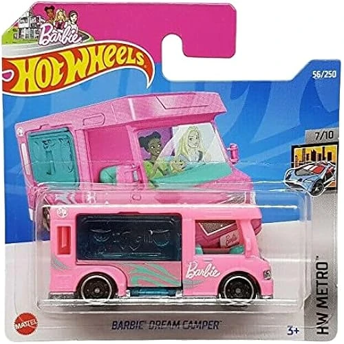 Hot Wheels - Barbie Dream Camper - Hw Metro 7/10 - Hct79 - Kısa Kart - Pembe - Mattel 2022 ürün görseli 1