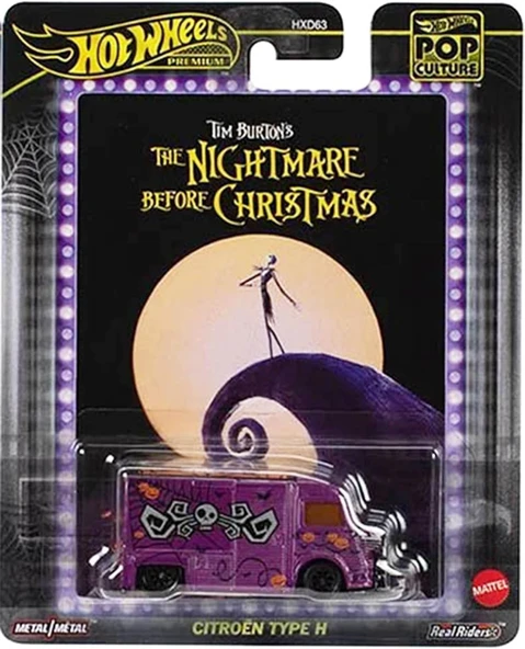Hot Wheels Premium - Citroen Type H (1/64) The Nightmare Before Christmas ürün görseli 1