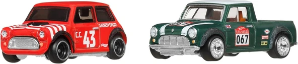 Hot Wheels Premium Car Culture Pack Ile Iki Ölçekli 1:64 Araç, Tek Çift, Real Riders Lastikleri, Met ürün görseli 1