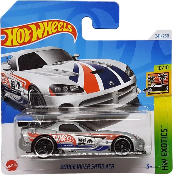 Hot Wheels - Dodge Viper Srt10 Acr - Hw Exotics 10/10 - Htc27 - Short Card - Mopar - Zamac - Mattel ürün görseli 1