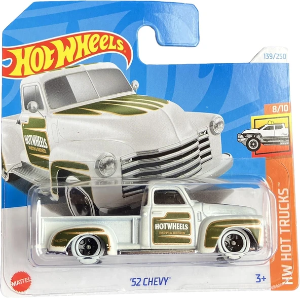 Hot Wheels - ´52 Chevy - Hw Hot Trucks 8/10 - Htc36 - Short Card - Pickup - Parts & Repair - Gm - Ma ürün görseli 1