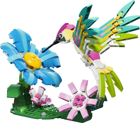 LEGO Creator 31384 Colourful Hummingbird - Resim 3