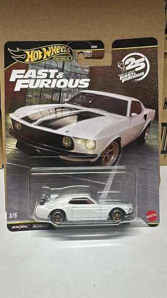 Hot Wheels Premium 2026 Fast And Furious 25. Yıl 1969 Ford Mustang Boss Hnw46 ürün görseli 1