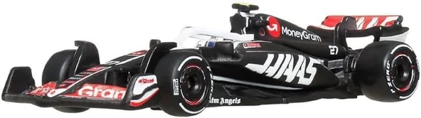Hot Wheels Formula 1 Model Araba Moneygram Haas Vf-24 Nico Hulkenberg 27 - Cast Ölçek 1:64 - Uzunluk ürün görseli 1