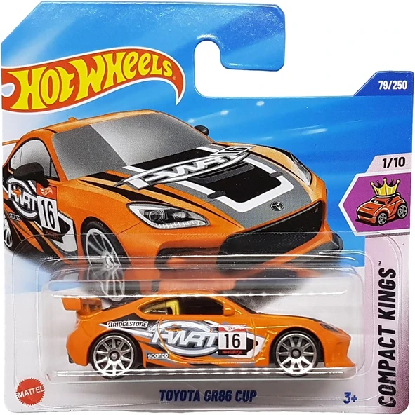 Hot Wheels - Toyota Gr86 Cup - Compact Kings 1/10 - Hyx23 - Short Card - Bridgestone - Sparco - Matt ürün görseli 1
